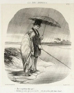 Nous ne partirons donc pas!... 1847. Creator: Honore Daumier