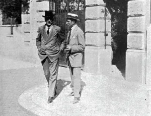 Nouveau Ministere en Italie; La crise ministerielle en Italie. M. Bissolati, le leader... 1916. Creator: Unknown