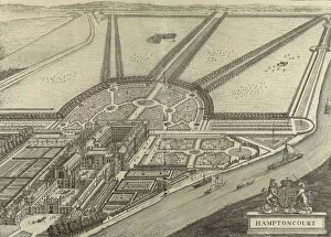 Aerial View Collection: Nouveau Theatre de la Grande Bretagne: Ou Description Exacte des Palais de La Reine, et de... 1708