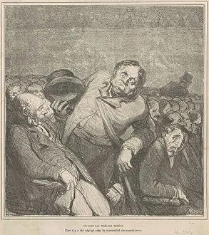 Un nouveau théatre modèle, 19th century. Creator: Honore Daumier