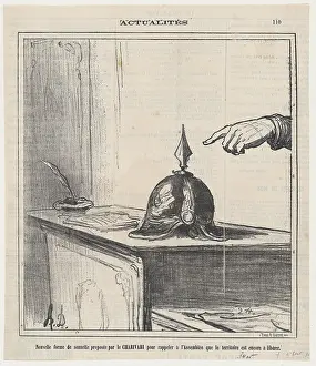 National Assembly Prints: Nouvelle forme de sonnette proposee par le Charivari... 1872. Creator: Honore Daumier