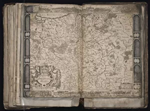 Zygmunt Iii Waza Gallery: Nova Poloniae delineation (Map of Poland), c. 1629-1630. Artist: Hondius, Jodocus (1563-1612)