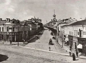 Novaya Basmannaya Street, Moscow, Russia, 1880s
