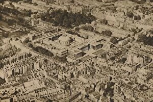 Novel View of the British Museum Surrounded By The Massed Trees of Bloomsbury, c1935