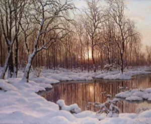 Winter Landscape Collection: November. Artist: Schultze (Choultse), Ivan Fedorovich (1874-1937)