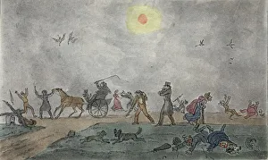 November - (Old Style) - Hover thro the fog & filthy air, pub. 1835