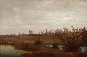 Ciardi Gallery: November (Swamps on the Sile), 1870s. Creator: Ciardi, Guglielmo (1842-1917)