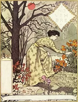 Calendar Gallery: Novembre, 1896. Creator: Eugene Samuel Grasset