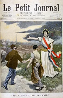 Now, with work!!!, 1899. Artist: Eugene Damblans