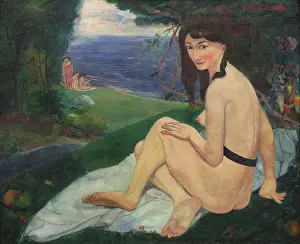 Pont Aven School Prints: Nu de la comtesse d'Hauteroche, 1896