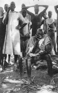 Chaplin Court Prints: Nuan Atojian, the Bahr el Arab, Sudan, 1925 (1927). Artist: Thomas A Glover