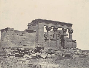 Aswan As Said Egypt Gallery: Nubie. Temple de Debod. Parembole de l itineraire d Antonin, 1850