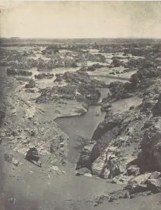 Nubie. Vue Cavaliere de la Seconde Cataracte, 1850. Creator: Maxime du Camp