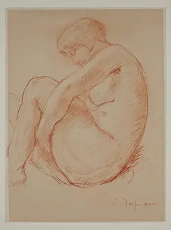 Crayon Prints: Nude, between 1874 and 1946. Creator: Charles Despiau