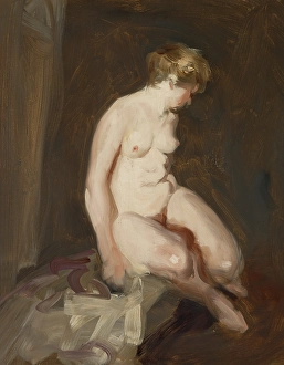 Life Model Prints: Nude, 1911. Creator: Robert Henri