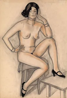 Soudeikin Prints: Nude. Artist: Sudeykin, Sergei Yurievich (1882-1946)