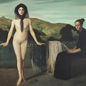 The Nude Ballerina or The Naked Dancer (La bailarina desnuda), 1907-1909. Creator: Zarraga y Arguelles, Angel (1886-1946)