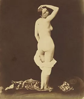 Images Dated 10th August 2020: Nude, ca. 1850. Creator: Jacques Antoine Moulin