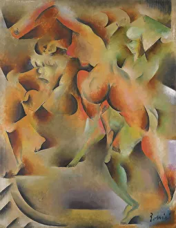 Vladimir Davidovich 1888 1942 Prints: Nude dancers, c. 1913