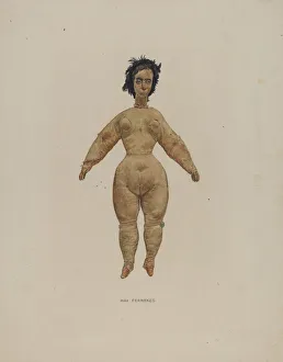 Fernekes Max Prints: Nude Doll, 1935 / 1942. Creator: Max Fernekes
