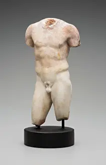 Hand Carved Prints: Nude Male Torso, 2nd century. Creator: Unknown