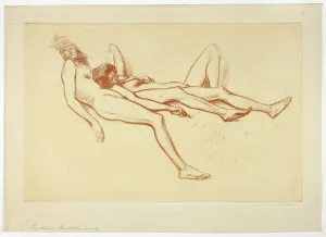 Two Nude Models, 1902. Creator: Theophile Alexandre Steinlen