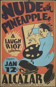 Nude with Pineapple, San Francisco, 1938. Creator: Unknown