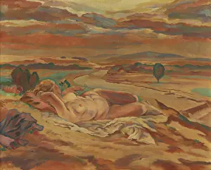 Nude and river, 1929. Creator: Alois Holub