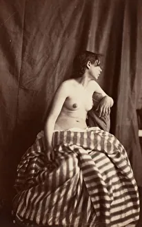 Eugene Prints: [Nude Study], 1853-54. Creator: Eugene Durieu