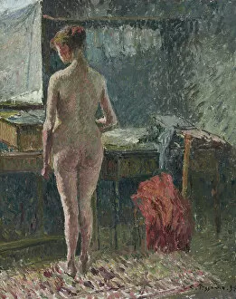 Nude woman in interior, 1895