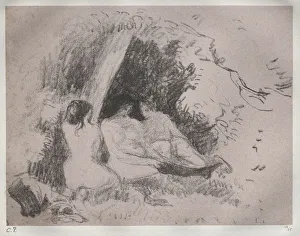 Nude Women, c. 1896. Creator: Camille Pissarro (French, 1830-1903)
