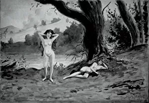 Two Nudes, 1900. Creator: Louis Michel Eilshemius
