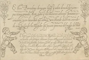 Plates Prints: Nueva Arte a Escrivir, 1615-31. 1615-31. Creator: Unknown