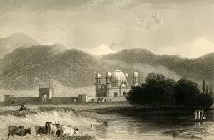 Edward Churton Gallery: At Nujibabad, Rohilcund, 1835. Creator: William Daniell