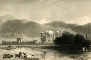 Daniell Prints: At Nujibabad, Rohilcund, 1835. Creator: William Daniell