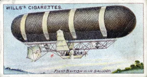 Nulli Secundus, first British military steerable balloon (dirigible), 1905-1907 (c1910)