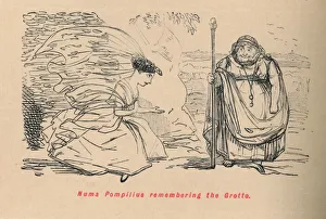 Numa Pompilius remembering the Grotto, 1852. Artist: John Leech