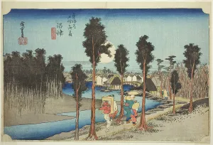 Numazu Shizuoka Chubu Japan Prints: Numazu: Twilight (Numazu, tasogare zu)