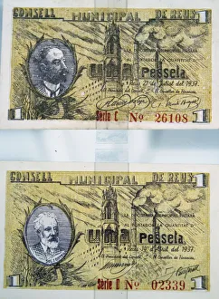 Numismatica Billetes De Una Peseta Emitidos Por El Ayuntamiento De Reus En 1937