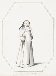 Dominican Prints: Nun, 1657. Creator: Gesina ter Borch