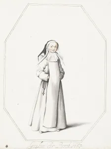 Dominican Prints: Nun, 1657. Creator: Gesina ter Borch