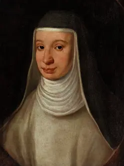 Franciscan Prints: A nun, traditionally identified as Sister Maria Celeste