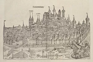 City Walls Collection: Nuremberg, 1493. Creators: Michael Wolgemut, Wilhelm Pleydenwurff