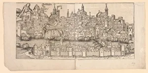 1434 1519 Prints: Nuremberg Chronicle: Topographical View of Basle