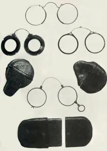 Wenham Prints: Nuremberg eyeglasses and cases: late 17th and early 18th centuries