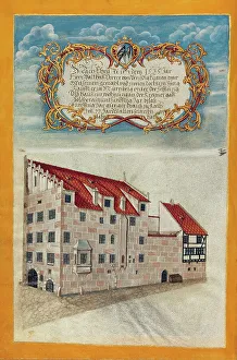 Nurnberg Germany Prints: The Nuremberg Residence of the Derrer Family, about 1626-1711. Creator: Georg Strauch