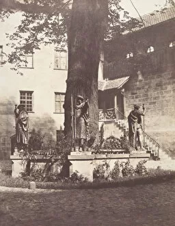 Leon Gallery: Nuremburg, Interieur de la Cour du Burg imperial, 1857
