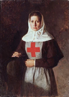 Images Dated 10th June 2013: A nurse, 1886. Artist: Yaroshenko, Nikolai Alexandrovich (1846-1898)