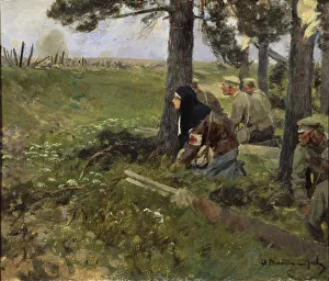 Military Service Gallery: A nurse, 1914-1917. Artist: Vladimirov, Ivan Alexeyevich (1869-1947)