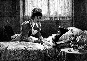 P Naumann Prints: The Nurse - Miss B. A. Pughe, 1895. Creator: P Naumann